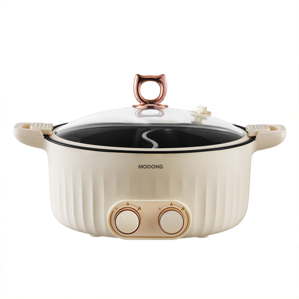 BECWAREMODONG Micro pressure Yuanyang electric hot pot 6L Dual temperature control  6L  110V