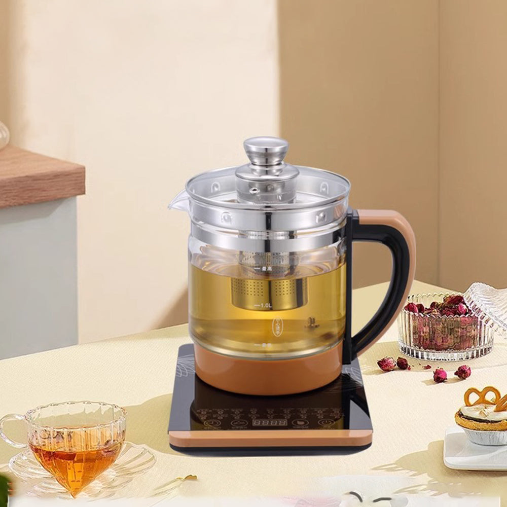 BECWARE Electric kettle with tea infuser, suitable for loose leaf tea, hot tea pot with temperature control