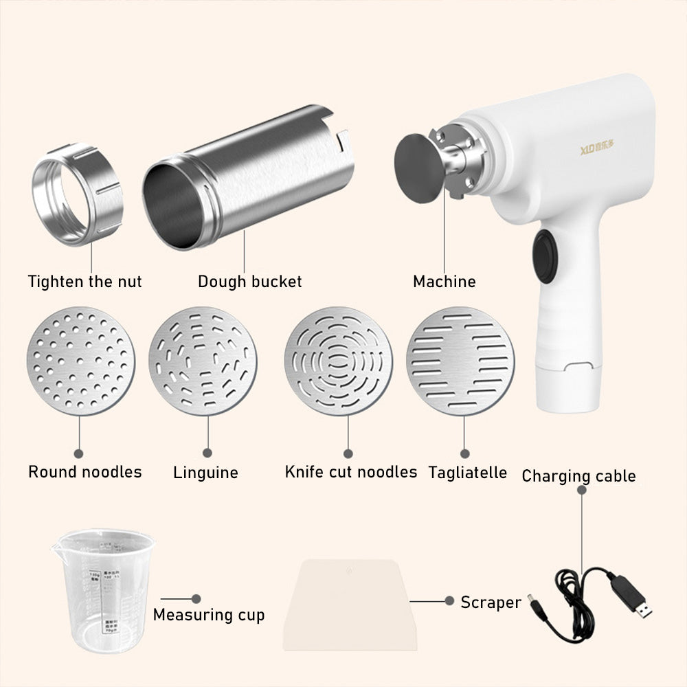 BECWARE Multifunctional Handheld Cordless Noodle Maker