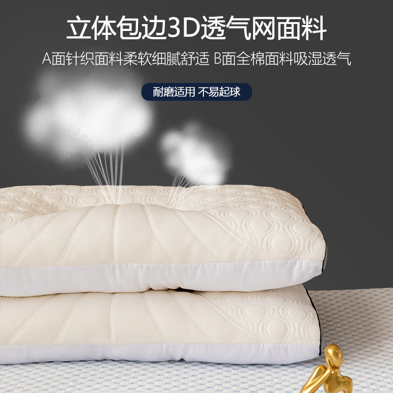 BECWARE Space capsule 1200g high pillow adult bed 3D partition ergonomic design shoulder and neck pillow MOQ:2pc