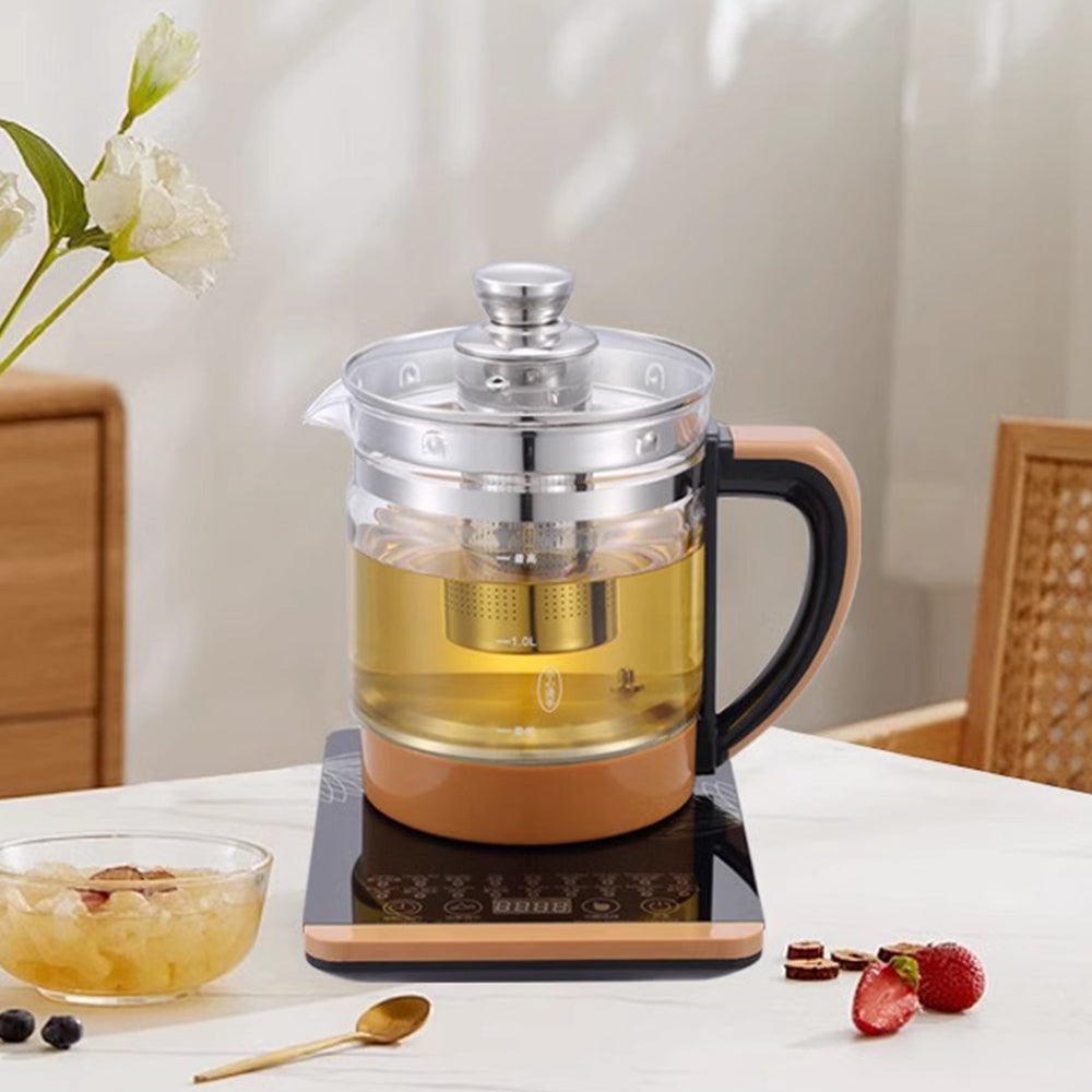 BECWARE Electric kettle with tea infuser, suitable for loose leaf tea, hot tea pot with temperature control