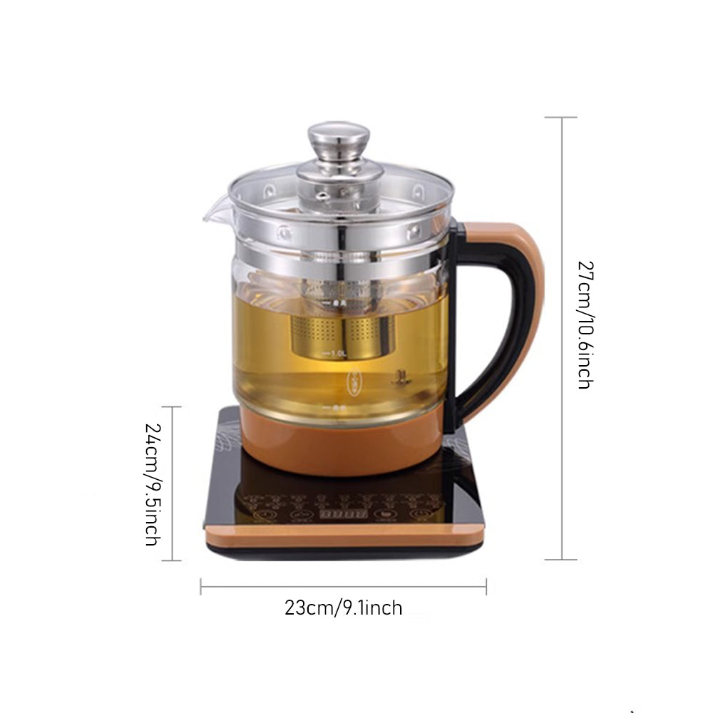 BECWARE Electric kettle with tea infuser, suitable for loose leaf tea, hot tea pot with temperature control