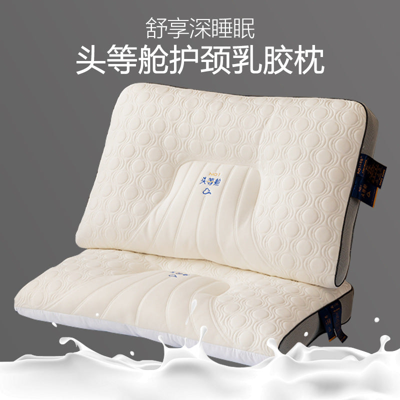BECWARE Space capsule 1200g high pillow adult bed 3D partition ergonomic design shoulder and neck pillow MOQ:2pc